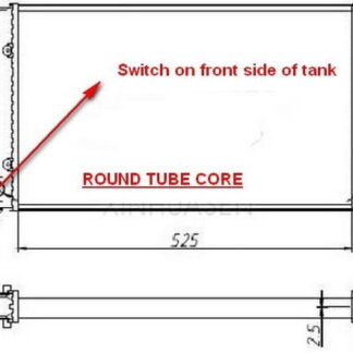 VW Golf Jetta MK1 & Fox 1.3 1.6 1983 Onwards & Citi Golf (Chico) 1.3 1.4 1.6 1.8 1988 Onwards Replacement Radiator (Large Radiator)