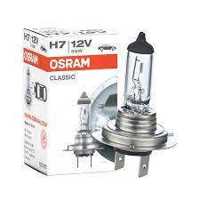 Osram Classic 2 Pin H7 12V 55W Halogen Single Headlight Globe