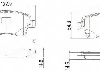 Toyota Etios 1.5 Xi XS 2NR 2012 Onwards Front Brake Pads